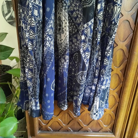 KEEP Free People Intimately Beaux Slip Dress - Bandana Print, Size S - Picture 5 of 16